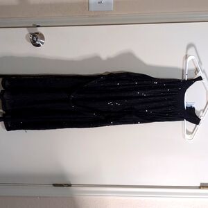 Black sequins dress